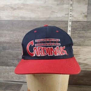 Vintage St. Louis Cardinals Blue Embroidered Snapback Baseball Cap Trucker Hat
